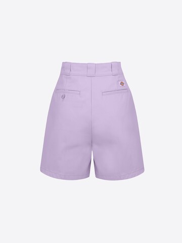 DICKIES Regular Pleat-front trousers 'Phoenix' in Purple