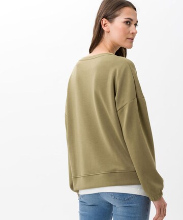 BRAX Sweatshirt 'Bo' in Green: back