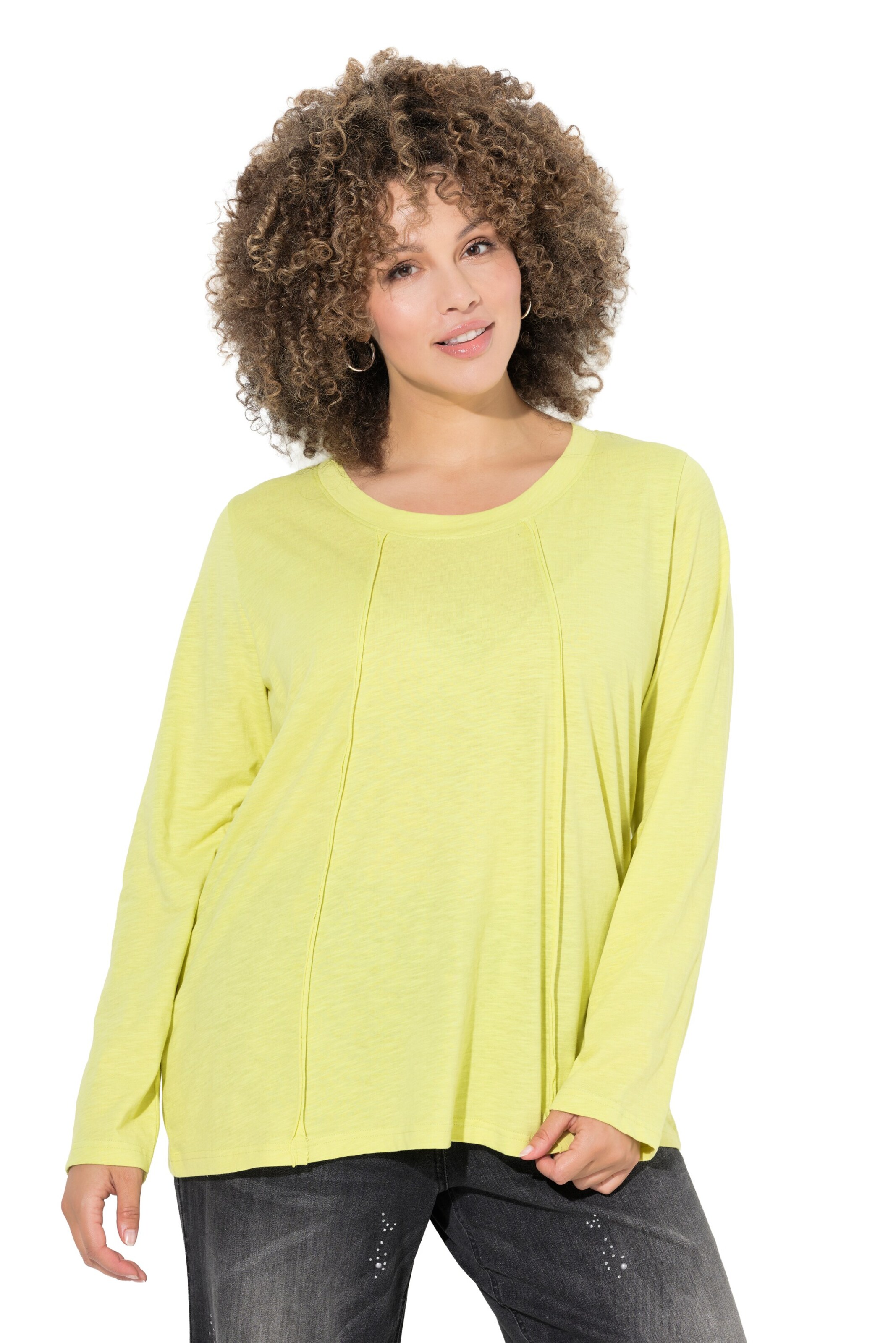 Ulla Popken Shirt in Grün: Vorderseite