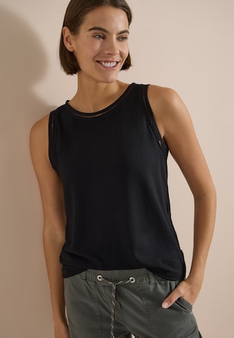 CECIL Top in Black: front