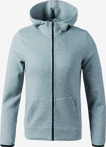 ENDURANCE Athletic Zip-Up Hoodie in Blue: front