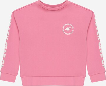 4F Sweatshirt in Pink: front