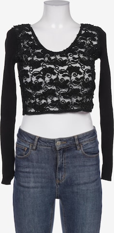 Tandem Sweater & Cardigan in XXS in Black: front