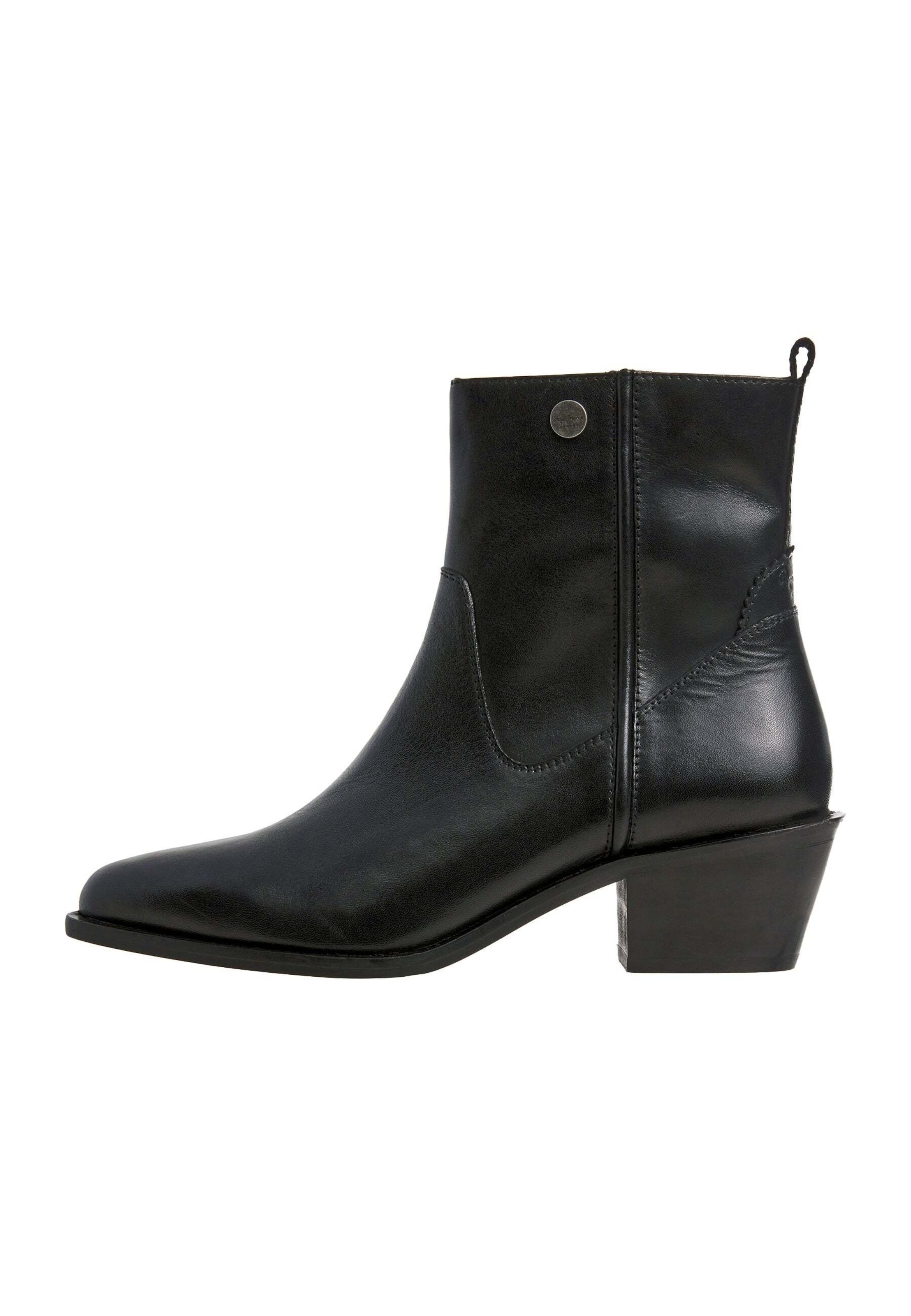 Pepe Jeans Ankle Boots 'Lake Casual' in Black: front