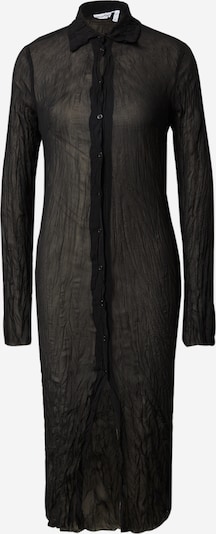 WEEKDAY Robe-chemise 'Crinkle' en noir, Vue avec produit