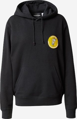 Vintage Supply - Sudadera 'PEANUTS RAGYARD' en negro: frente