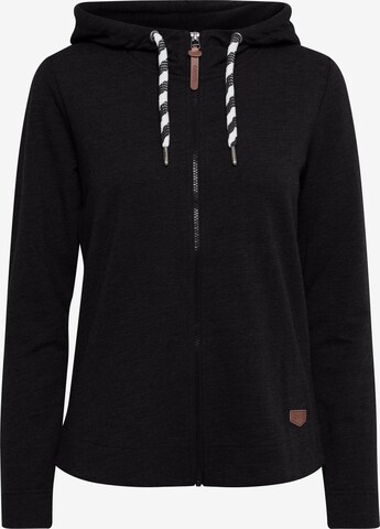 Oxmo Sweatjacke 'Wanda' in Schwarz: predná strana