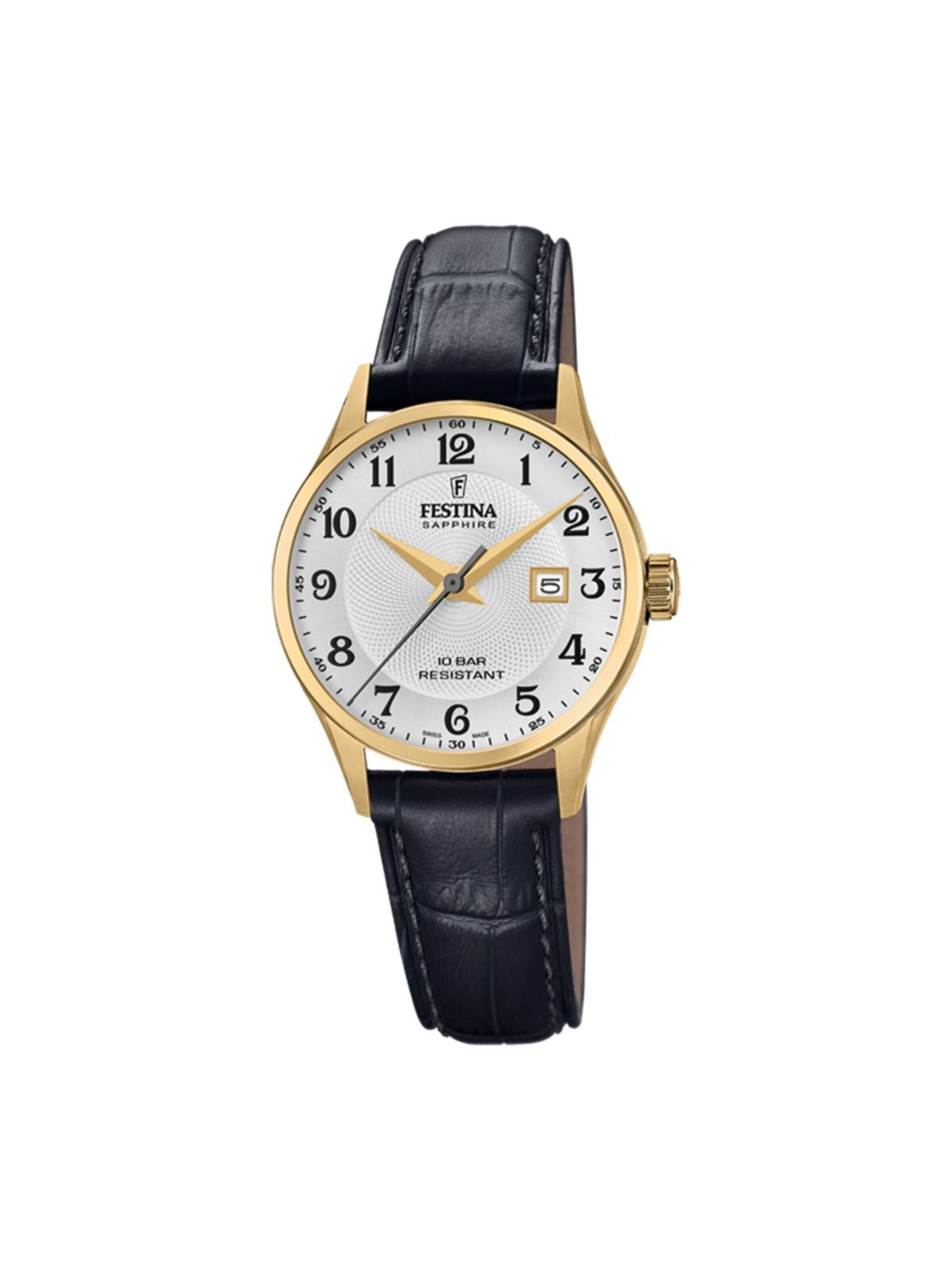 FESTINA Analog watch in Black: front