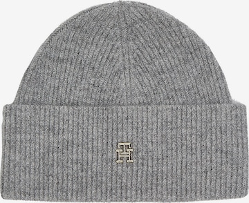 TOMMY HILFIGER Beanie in Grey: front