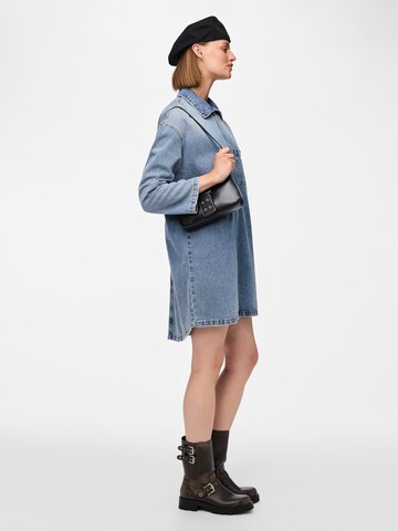 PIECES Shirt Dress 'PCRENE' in Blue