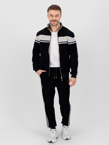 Sergio Tacchini Regular Sporthose in Schwarz