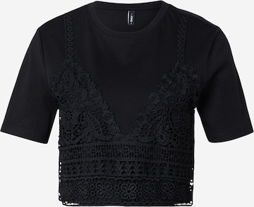 ONLY T-shirt 'ONLBETSY' i svart: framsida