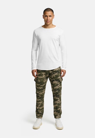 Regular Pantalon cargo 'INPillus' INDICODE JEANS en mélange de couleurs