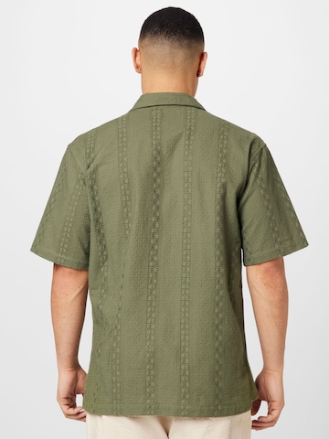 Samsøe Samsøe Regular fit Button Up Shirt 'EMERSON' in Green