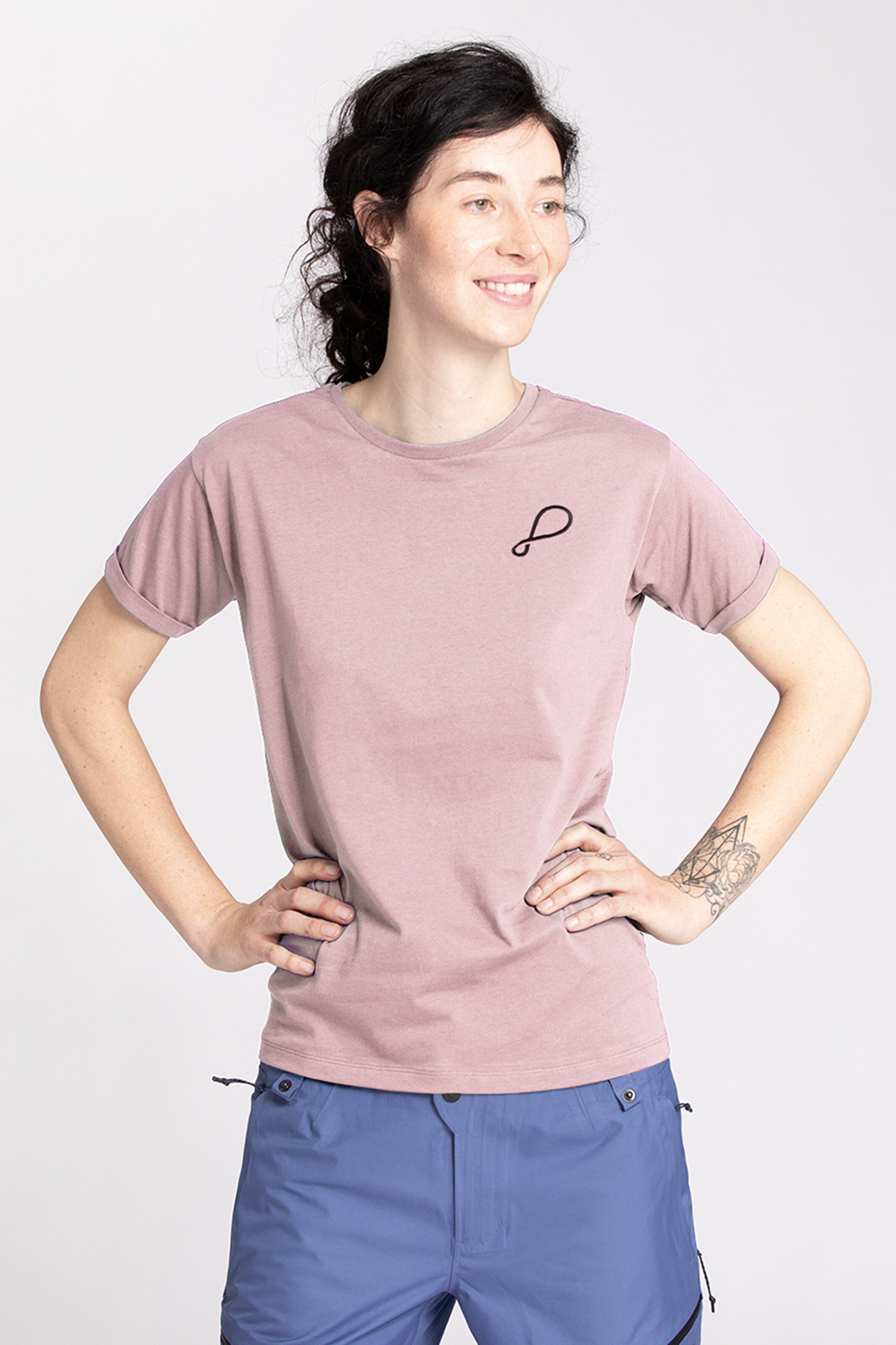 PYUA T-Shirt W-EVERBASE TSP 1 in Rosa 