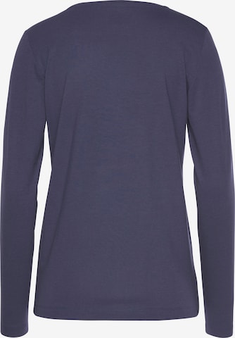 VIVANCE Schlafshirt in Blau