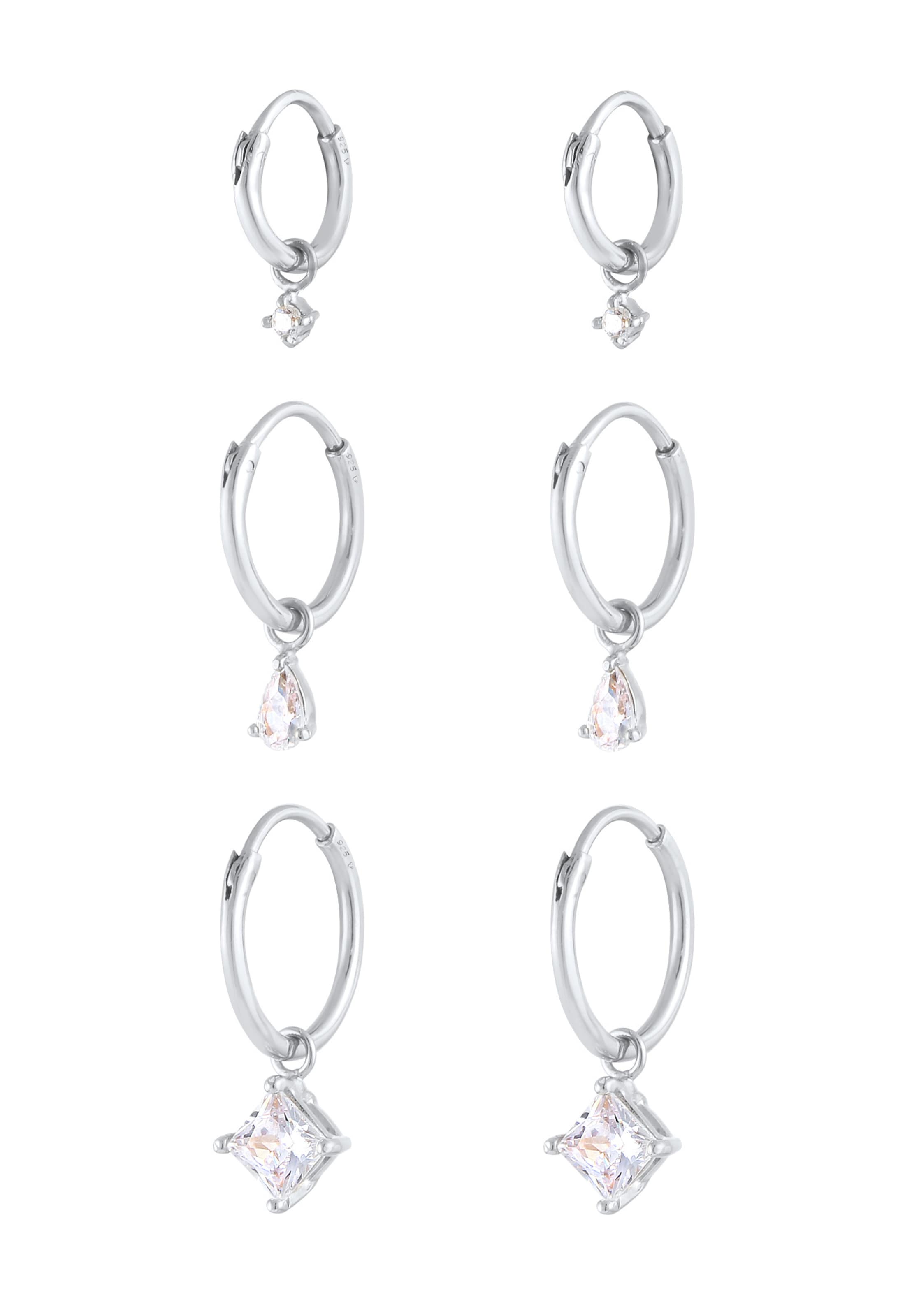 ELLI Sieraden set in Zilver: voorkant