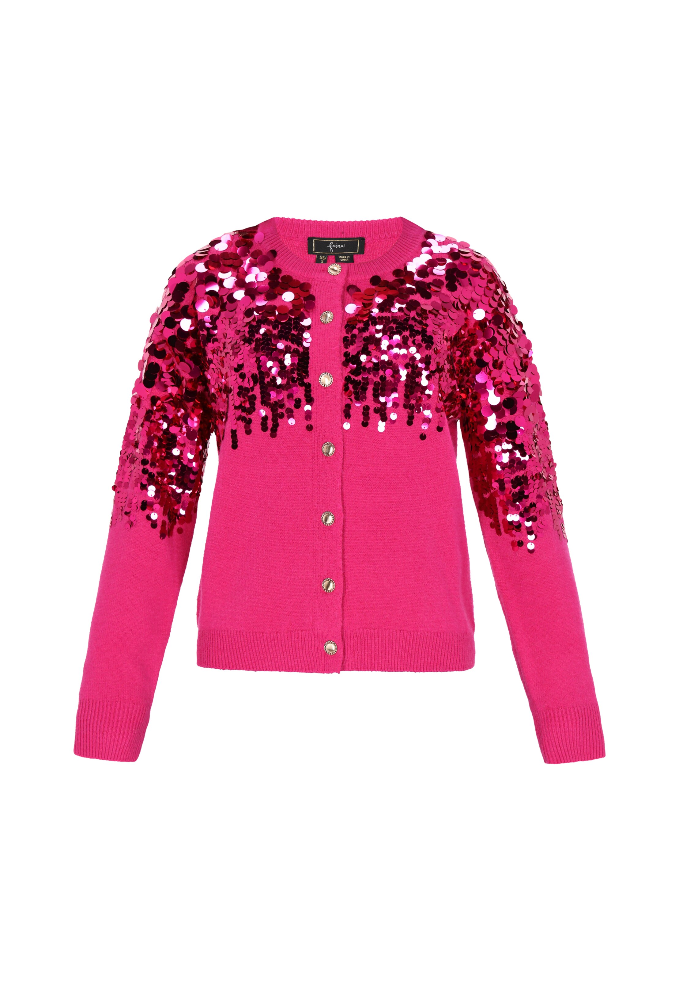 faina - Casaco de malha em rosa: frente