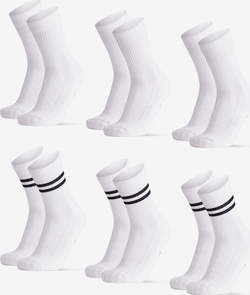 Chaussettes de sport DANISH ENDURANCE en blanc : devant