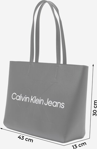 Calvin Klein Jeans Shopper táska - fekete