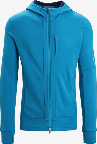 ICEBREAKER Sweatjacke 'Quantum III' in Blau: predná strana