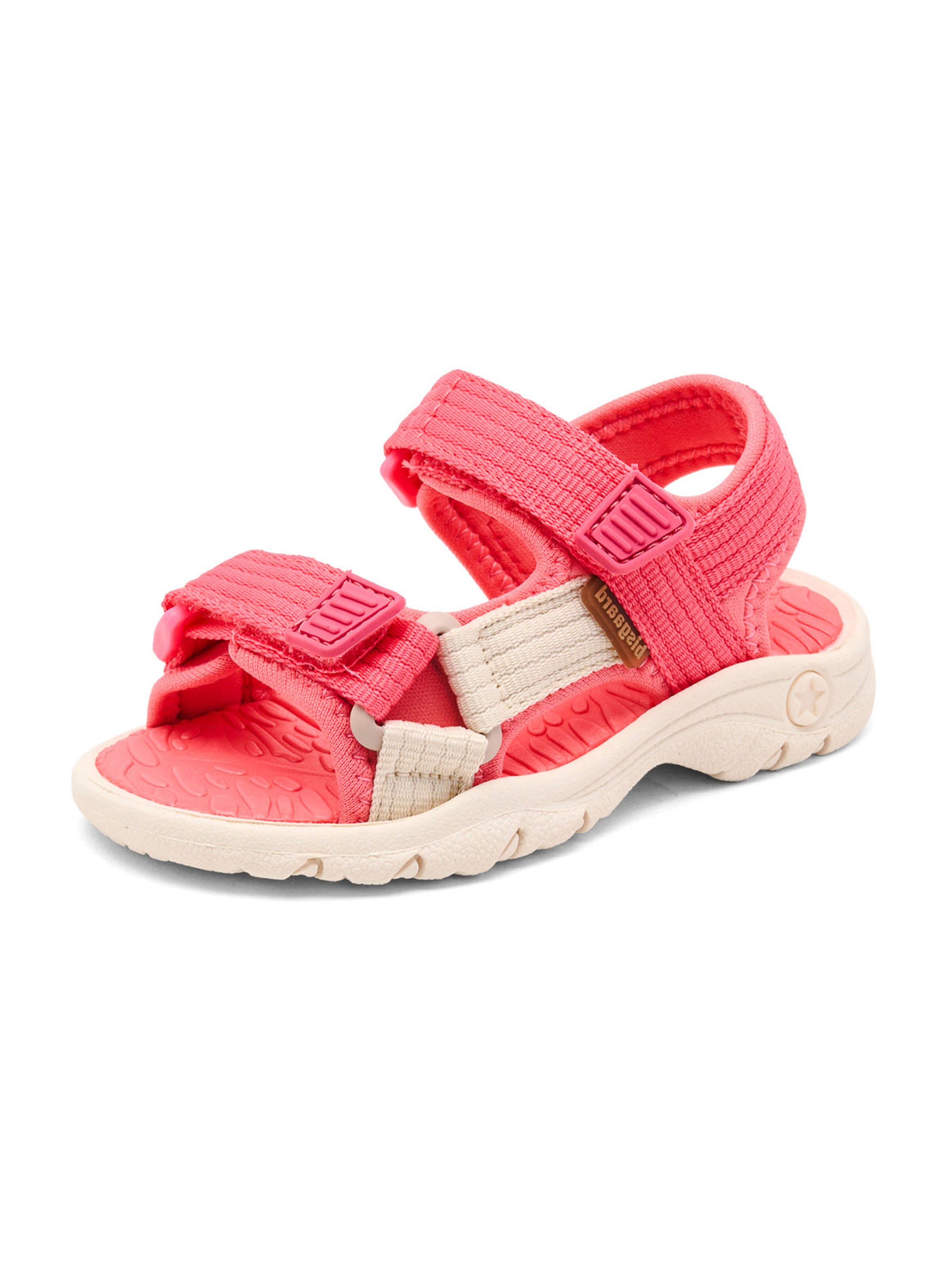 BISGAARD Odprti čevlji 'Nico' | roza barva: sprednja stran