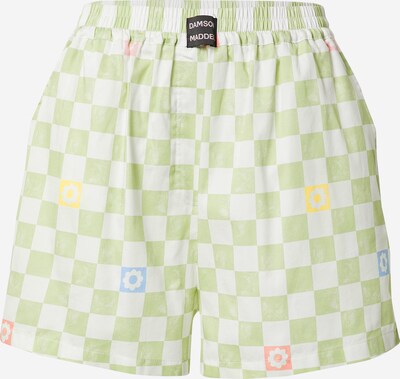 Damson Madder Pantalon en bleu clair / jaune / vert / rouge clair / blanc, Vue avec produit