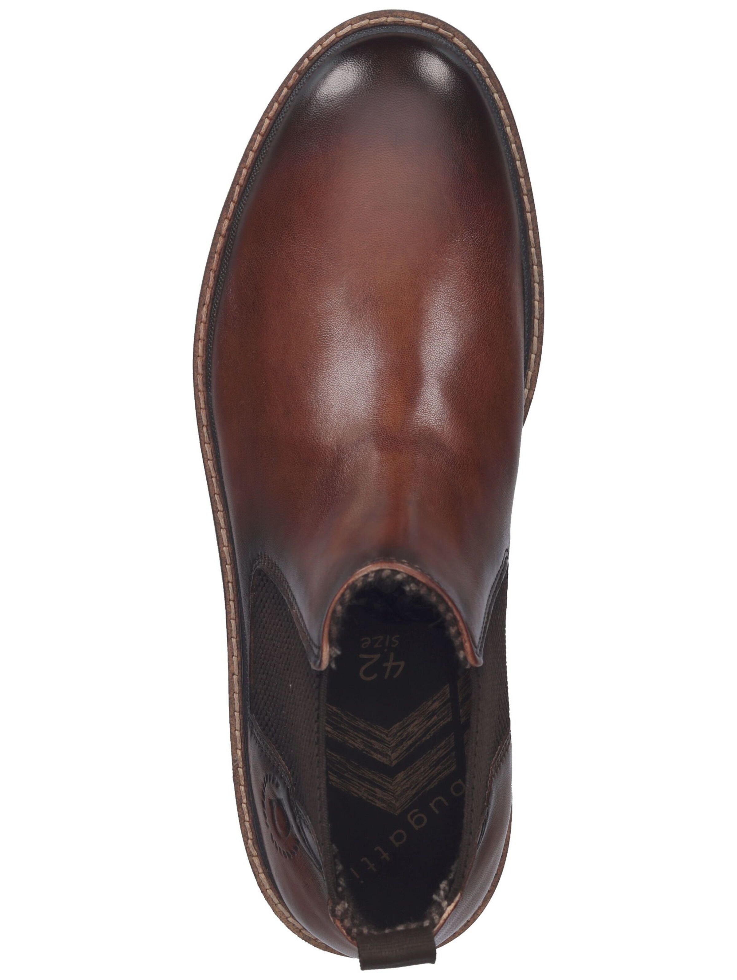 Männer Boots & Stiefel bugatti Chelsea Boots 'Zaro' in Braun, Dunkelbraun - YL26188