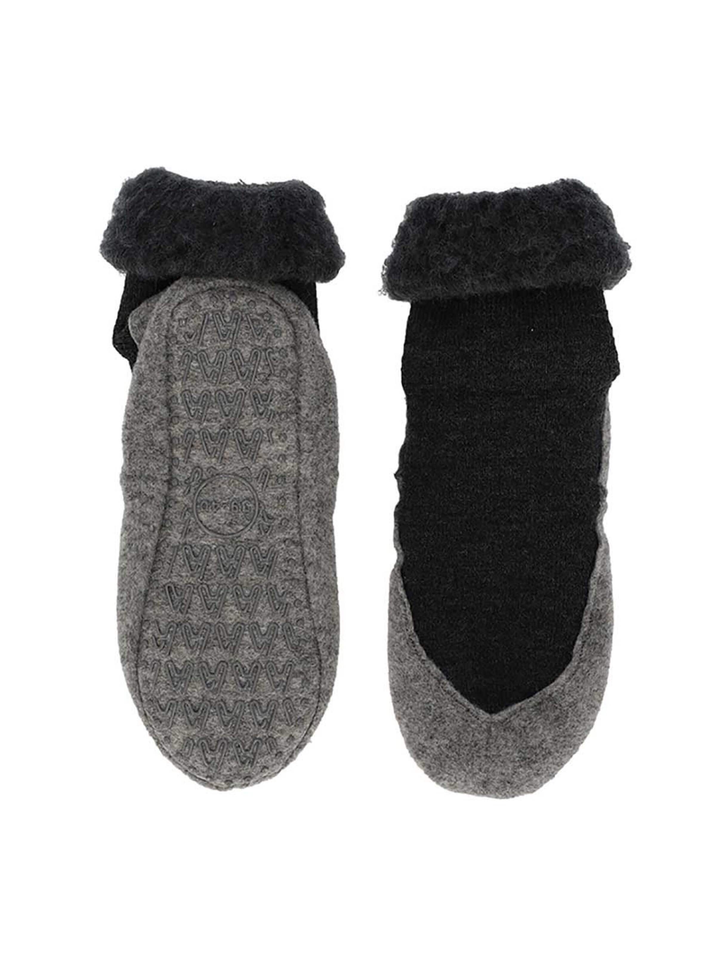 Chaussettes 'Unisex Non-Slip Slipper Sock' Apollo en gris