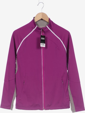 SALOMON Sweatshirt & Zip-Up Hoodie in L in Purple: front