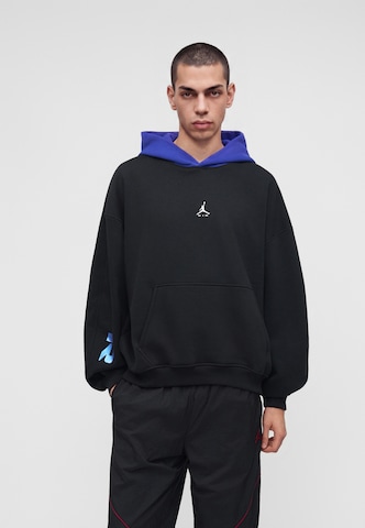 Bluză de molton 'Brooklyn Fleece' de la Jordan pe negru
