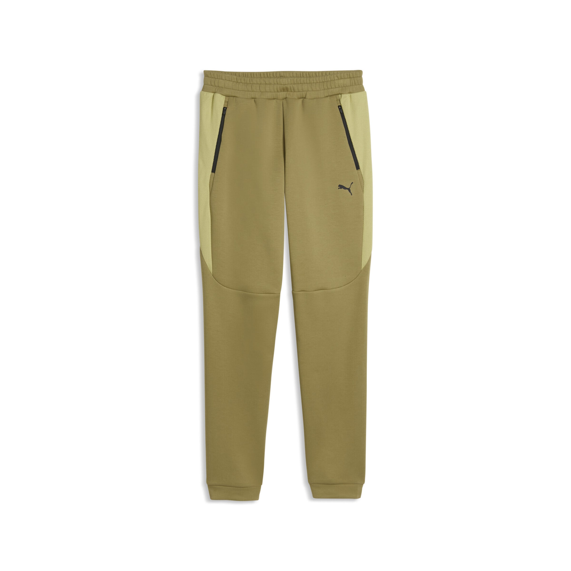 Regular Pantalon de sport PUMA en vert : devant