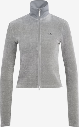 Cardigan 'Prem Ess' ADIDAS ORIGINALS en gris : devant