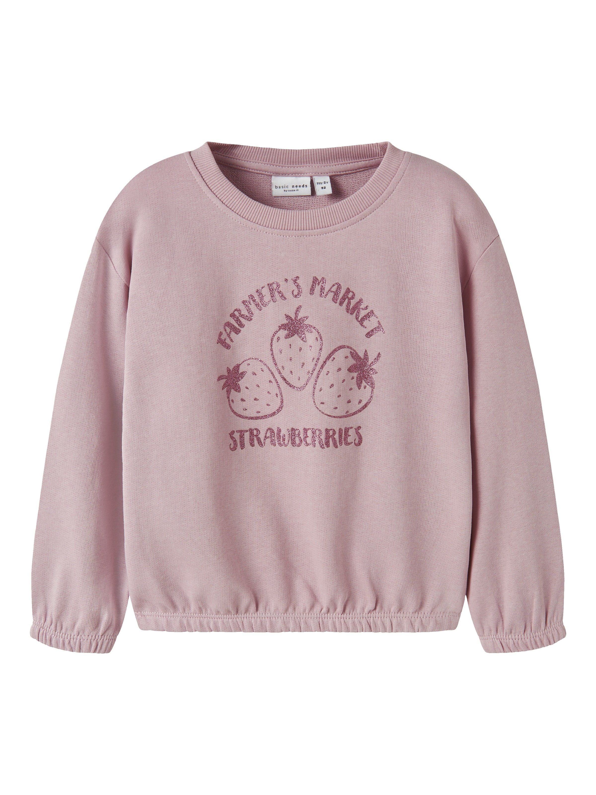 Sweat-shirt 'NMFVILUBA' NAME IT en violet : devant