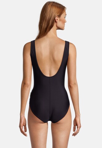 BECO the world of aquasports Bustier Badeanzug 'Zebra Vibes' in Orange
