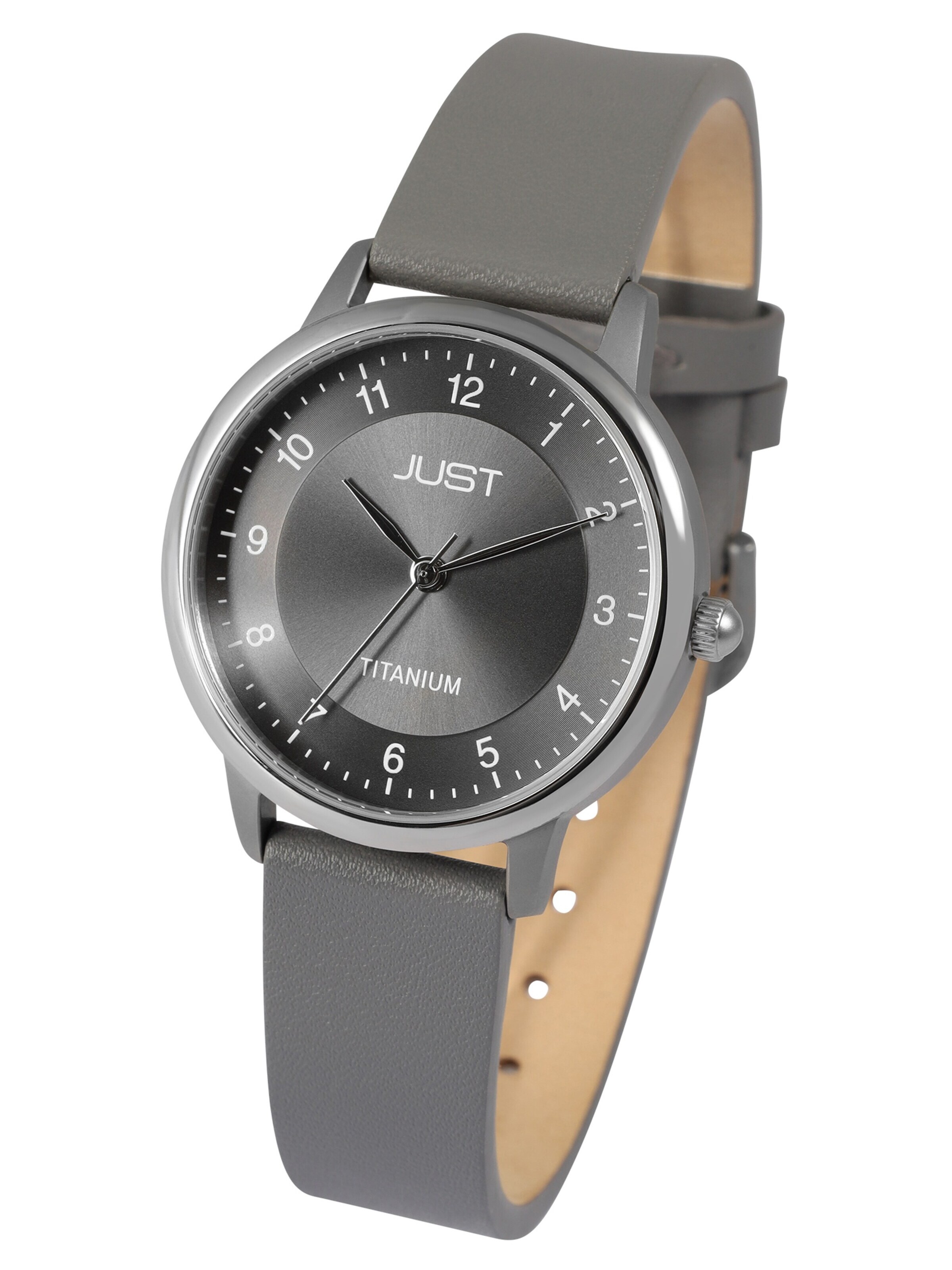 JUST Analog Watch 'Della, 5 ATM' in Grey: front