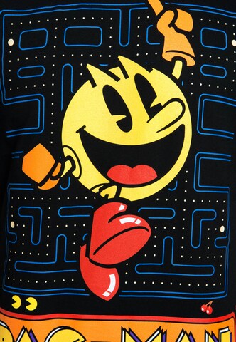 LOGOSHIRT Shirt 'Pac-Man' in Zwart