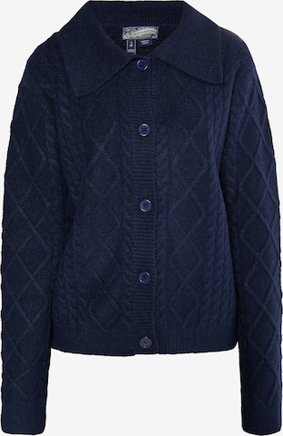 Cardigan 'Incus' DreiMaster Vintage en bleu : devant