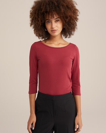 WE Fashion Shirt in Rot: Vorderseite