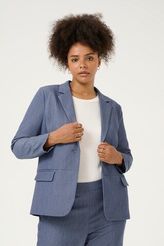 KAFFE CURVE Blazer 'Sakira' i blå: forside