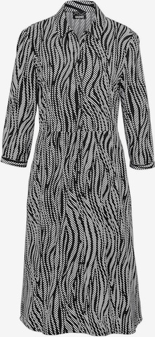 Robe-chemise Goldner en noir : devant