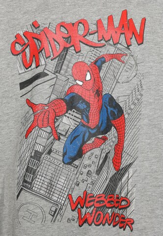 T-Shirt 'Spiderman Comic' Mister Tee en gris