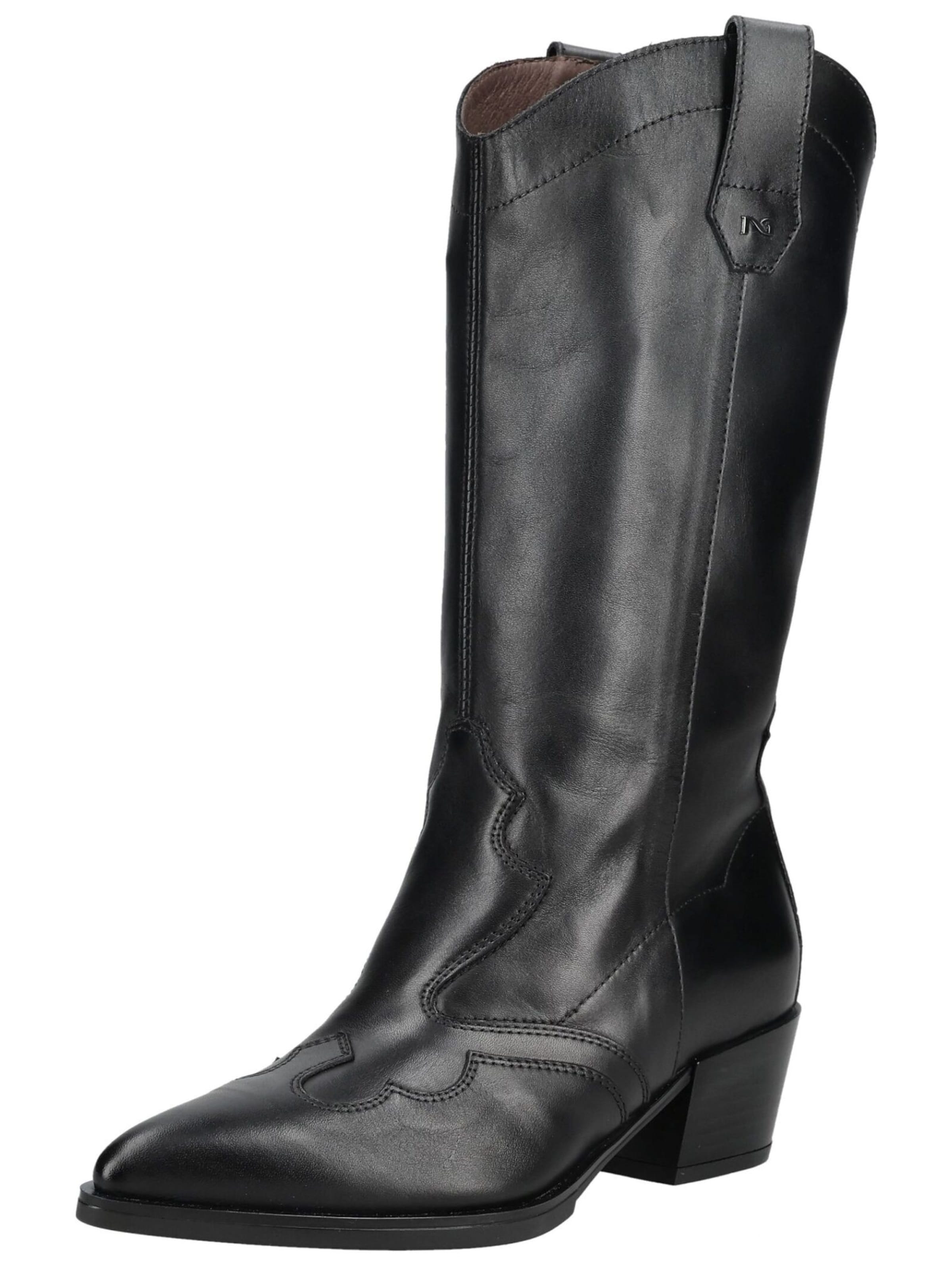 Bottes de cowboy Nero Giardini en noir : devant