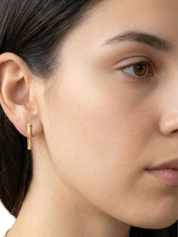 Kamiko - Pendientes 'BAR' en oro