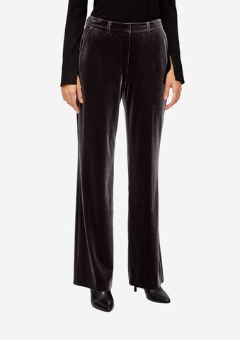 s.Oliver BLACK LABEL Wide leg Broek in Grijs: voorkant