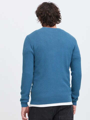 BLEND Sweater ' BHREDHILL CREW NECK KNIT NOOS ' in Blue