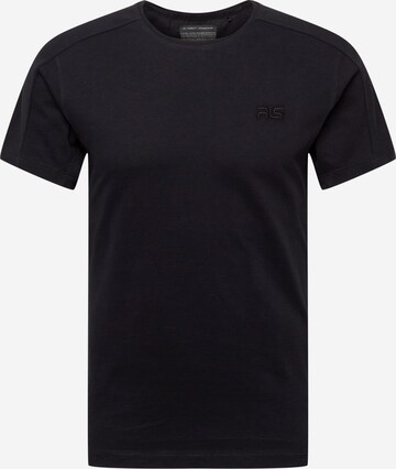 4F - Camiseta funcional en negro: frente