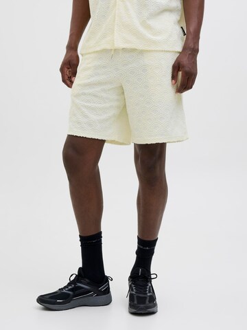 Loosefit Pantalon JACK & JONES en blanc : devant