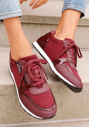 LASCANA Sneaker in Rot