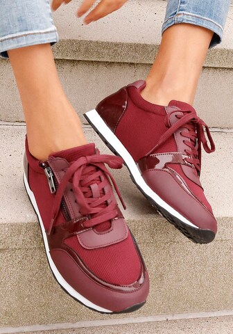 LASCANA Sneakers in Red